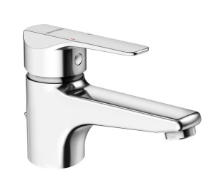 Medium height single lever wash-basin mixer